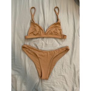 Nude two piece bikini